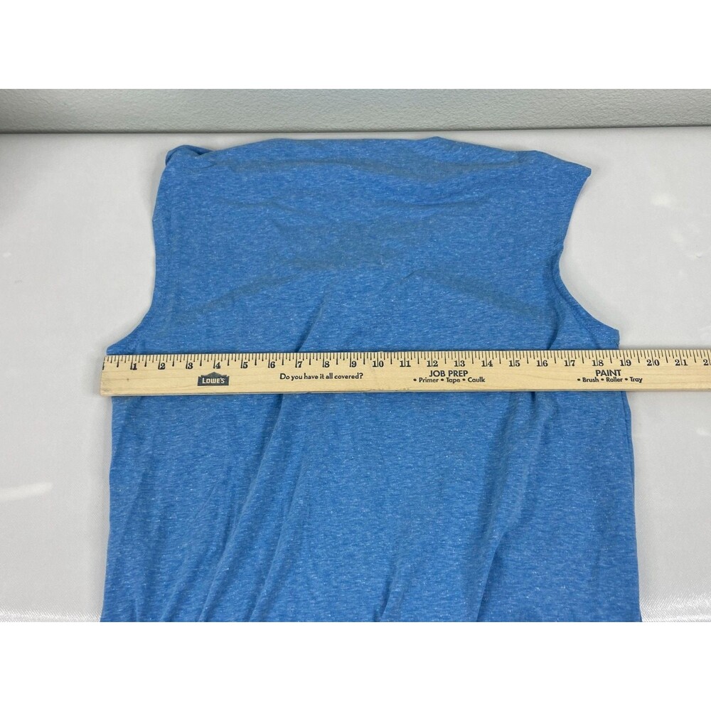 Culture Code Women Medium Blue Blouse Sleeveless Twist Strap Back NWT - Picture 6 of 8